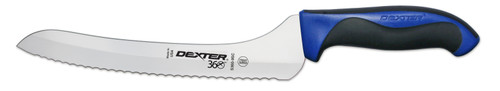 Dexter 36008C 9" Scalloped Edge Slicer with Blue Handle