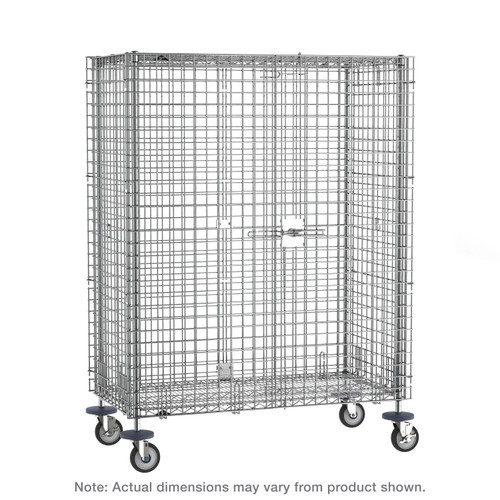 Metro Sec63Ec Super Erecta Security Unit Mobile Chrome Plated Finish 40-3/4"W