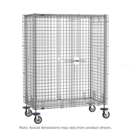 Metro Sec35Ec Super Erecta Security Unit Mobile Chrome Plated Finish 52-3/4"W