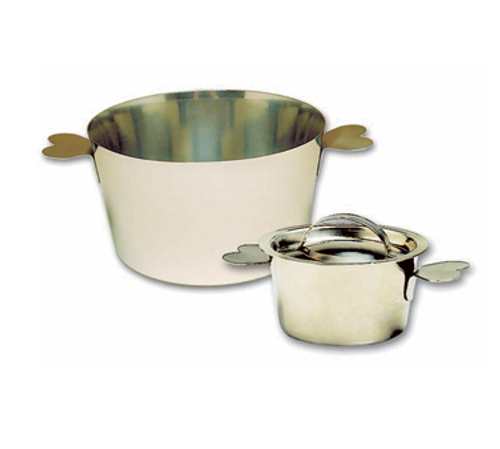 Matfer Bourgeat 341421 Charlotte Mold 2-3/4" Dia. x 1-3/4"H With Lid Stainless Steel
