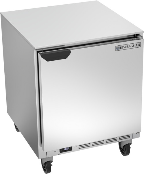 Beverage Air UCF27AHC 27"W One-Section Solid Door Undercounter Freezer