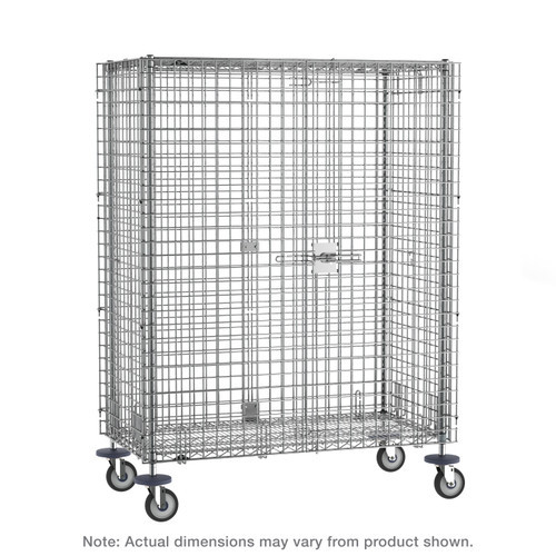 Metro Sec56Dcq Qwikslot Security Unit Mobile Chrome Plated Finish 65"W