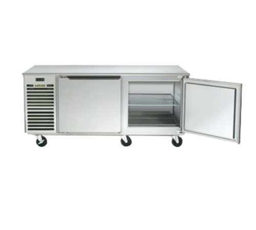 Traulsen TU100HT 100"W Three-Section Solid Door Reach-In Spec-Line Undercounter Refrigerator