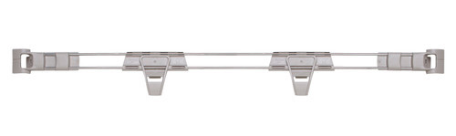 Metro Mql36-2S Metromax Q Stackable Shelf Ledge 36"W Back Snaps On Polymer & Stainless Steel,