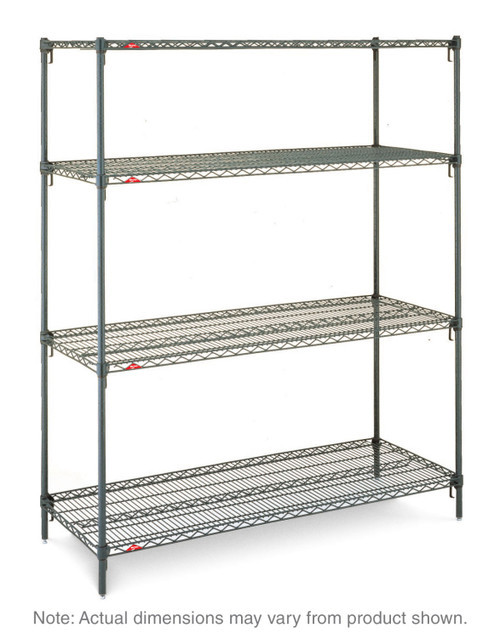 Metro A546K3 Super Adjustable Super Erecta Starter Shelving Unit 42"W Metroseal 3 Epoxy-Coated Corrosion-Resistant Finish