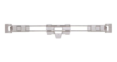 Metro MAX4-L24-2S 24" W Snaps On Polymer & Stainless Steel Metromax 4 Stackable Shelf Ledge