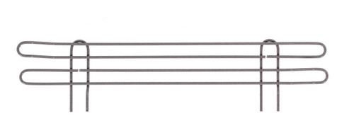 Metro L24N-4K4 Super Erecta Shelf Ledge 24"W Stackable Metroseal Gray Epoxy-Coated Corrosion-Resistant Finish