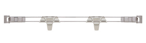 Metro MXL36-2S Metromax I Stackable Shelf Ledge 36"W Back Snaps On Polymer & Stainless Steel