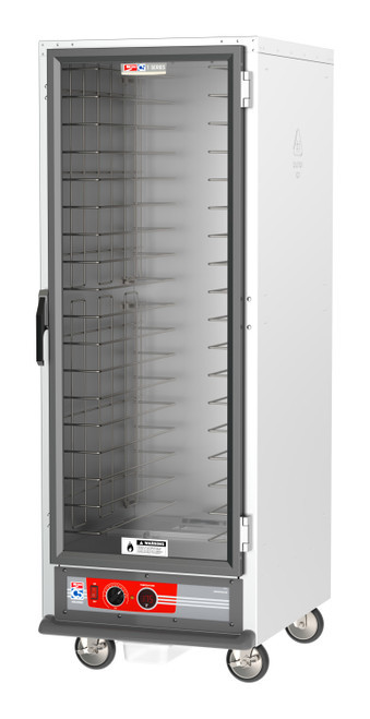Metro C519-HFC-4 C5 1 Series Full-Size Non-Insulated Heated Holding Cabinet with Fixed Wire Slides - 120V