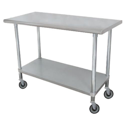 Advance Tabco MSLAG-304C-X 48" W x 30" D 304 Stainless Steel 16 Gauge Stainless Steel Base Special Value Work