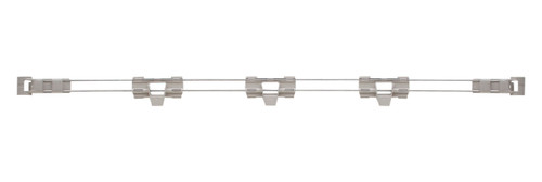 Metro MAX4-L54-2S 54" W Snaps On Polymer & Stainless Steel Metromax 4 Stackable Shelf Ledge