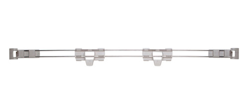 Metro MAX4-L42-2S 42" W Snaps On Polymer & Stainless Steel Metromax 4 Stackable Shelf Ledge