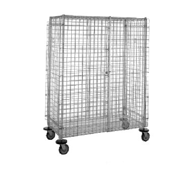 Metro Sec56Ecq Qwikslot Security Unit Mobile Chrome Plated Finish 65"W