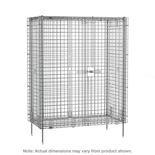 Metro Sec66C Super Erecta Security Unit Stationary Chrome Plated Finish 62-1/2"W