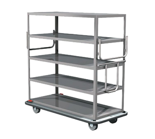 Metro MQ-512F-H 5 Shelves Stainless Steel Queen Mary Cart