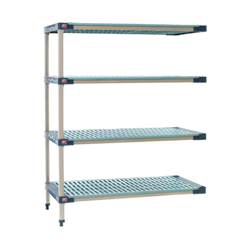 Metro AX536G4 Metromax 4 Add-On Shelving Unit 36"W Rust Proof 800 Lb Capacity Per Shelf 2000 Lbs. Capacity Per Unit