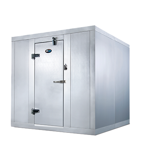 AmeriKooler QF060877**FBRM 96" W x 72" D x 91" H Acrylume with Floor Remote Indoor Walk-In Freezer