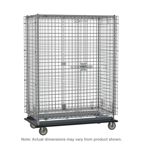 Metro Sec56Lcq Qwikslot Security Unit Mobile 63-1/8"W Chrome Plated Finish