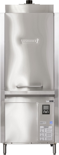 Hobart PW12N-ADV-2 Advansys 32.19" W Stainless Steel Front Loading Ventless Pot Pan Utensil Washer - 480 Volts