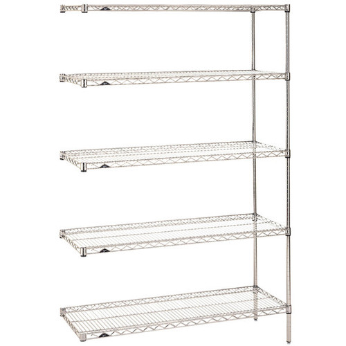 Metro 5AN517C Super Erecta Add-On Shelving Unit 24"W Chrome Plated Finish