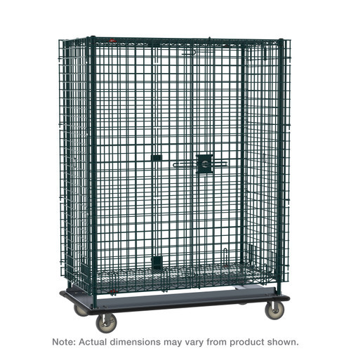 Metro Sec56Lk3 Super Erecta Security Unit Mobile Metroseal 3 Epoxy-Coated Corrosion-Resistant Finish 63-1/8"W