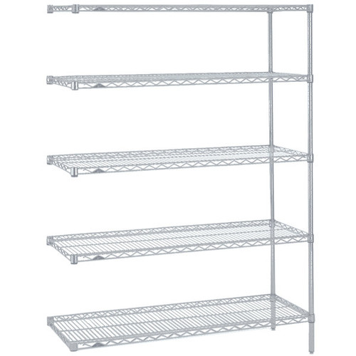 Metro 5AN337BR Super Erecta Add-On Shelving Unit 36"W Super Erecta Brite Finish