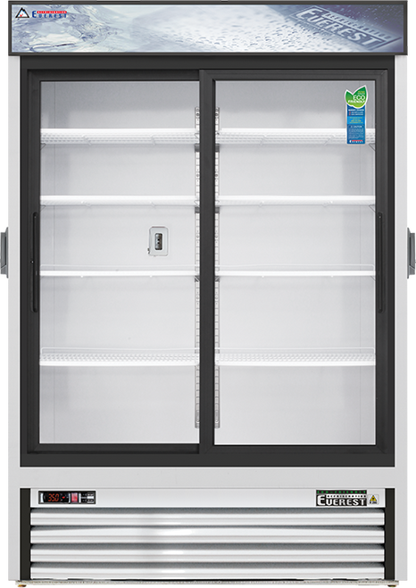 Everest Refrigeration EMGR48C 53.13" W Two-Section Glass Door Reach-In Glass Door Chromatography Refrigerator