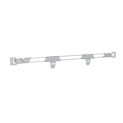 Metro MAX4-L30-2S 30" W Snaps On Polymer & Stainless Steel Metromax 4 Stackable Shelf Ledge