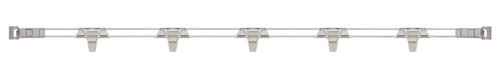 Metro Mxl72-2S Metromax I Stackable Shelf Ledge 72"W Back Snaps On Polymer & Stainless Steel