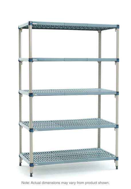 Metro 5Q557G3 48" W x 24" D x 74" H MetroMax Q Starter Shelving Unit