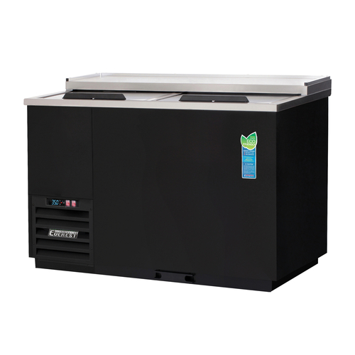 Everest Refrigeration EGC50 49.5"W Solid Door Solid Slide Lid Glass & Plate Chiller