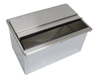 Advance Tabco D-24-IBL-7-X 50 Lbs. Stainless Steel Drop-In Special Value Ice Bin