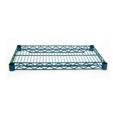 Advance Tabco EG-1472-X 72" W x 14" D Green Epoxy Coated Special Value Wire Shelving