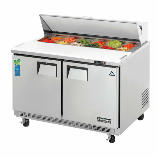 Everest Refrigeration EPBNR2 47.5" W Two-Section Two Door Sandwich Prep Table