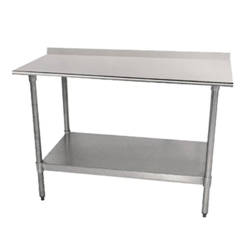 Advance Tabco TTF-307-X 30" D x 84" W Stainless Steel 18 Gauge Work Table