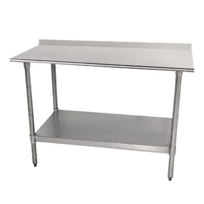 Advance Tabco TTF-307-X 30" D x 84" W Stainless Steel 18 Gauge Work Table