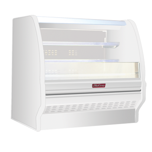 Howard McCray R-OD40E-6L-LED 75" W Dairy Curved End Open Merchandiser