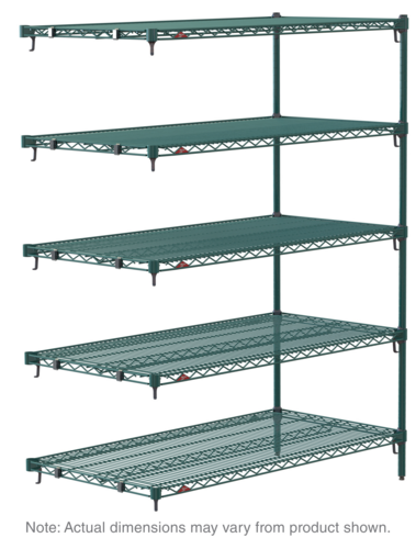 Metro 5AA527K3 Super Adjustable Super Erecta Add-On Shelving Unit 30"W Metroseal 3 Epoxy-Coated Corrosion-Resistant Finish