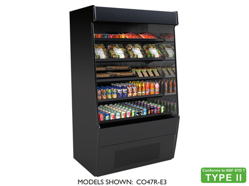 Structural Concepts CO47R-E3 47.25"W Express 3 Oasis® Self-Service Refrigerated Open Air Screen Case,