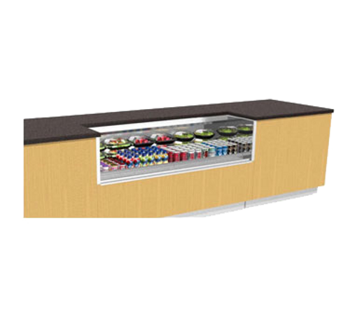 Structural Concepts CO63R-UC 71.25"W Oasis® Self-Service Refrigerated Under Counter Height Case