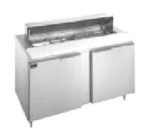 Randell 9601-290 60" W Two-Section Two Door Refrigerated Counter/Salad Top