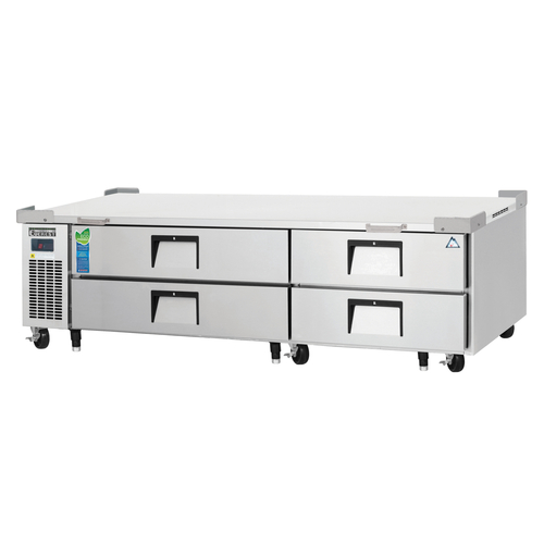 Everest Refrigeration ECB82-84D4 84"W Four Drawer Chef Base Refrigerator
