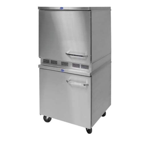 Randell 9404-32DT-RTFBL 33" W One-Section Stainless Steel Door Reach-In Dual Temp Refrigerator/Freezer