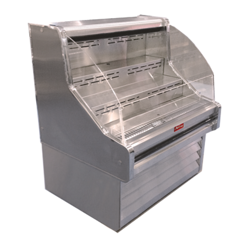 Howard McCray R-OS35E-3C-S 39" W Impulse Curved Glass Merchandiser