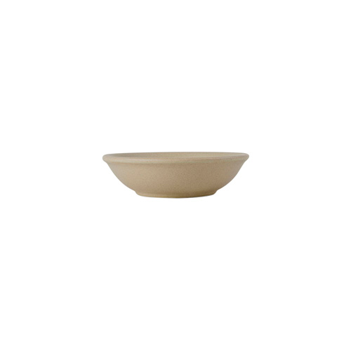 Tuxton VYD-045G 4-3/4" 5-1/2 Oz. Porcelain Matte Beige Round Fruit Dish (3 Dozen Per Case)