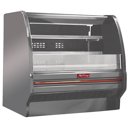 Howard McCray SC-OD40E-4L-S-LED 51" W Dairy Curved End Open Merchandiser