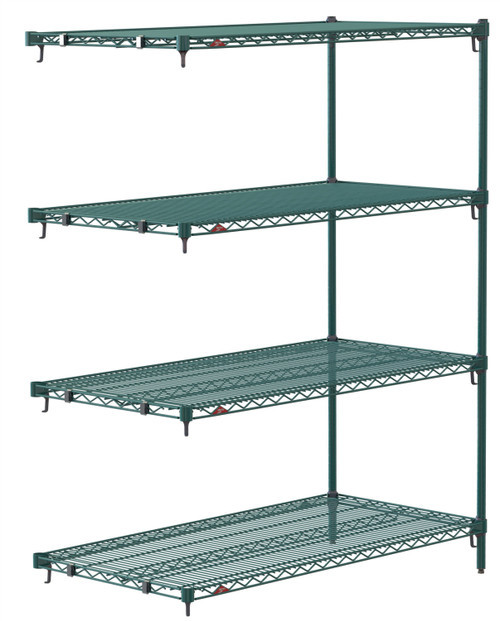 Metro AA556K3 Super Adjustable Super Erecta Add-On Shelving Unit 48"W Metroseal 3 Epoxy-Coated Corrosion-Resistant Finish