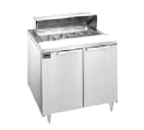 Randell 9801-290 36" W Two-Section Two Door Refrigerated Counter/Salad Top
