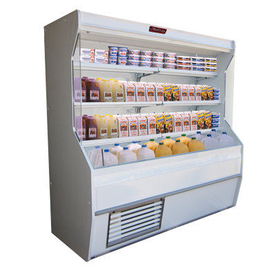 Howard McCray R-D32E-6-S-LED 74" W Dairy Open Merchandiser