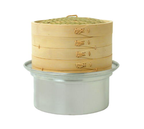 Town 34642/DZ 13-3/4" Dia. Aluminum Steamer Pan - 1 Dozen